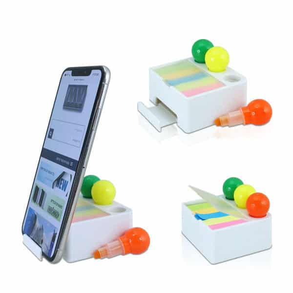 סטנד לנייד משולב עם מרקרים ודבקיות סטנד לנייד משולב עם מרקרים ודבקיות