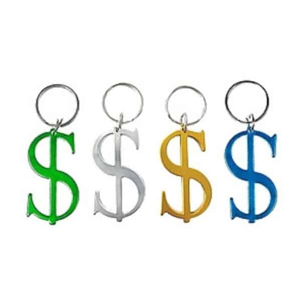 מחזיק מפתחות פותחן בצורת דולר