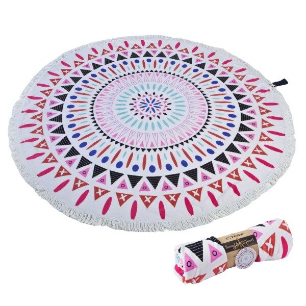 מגבת עגולה ממותגת