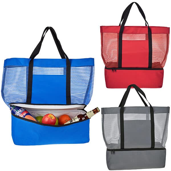 תיק חוף משולב עם צידנית תיק חוף משולב עם צידנית