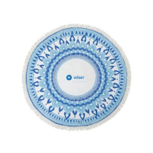 מגבות חוף עגולות | מגבת עגולה ממותגת