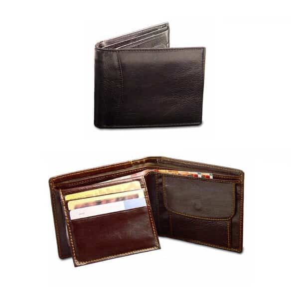 ארנק דמוי עור עם לוגו