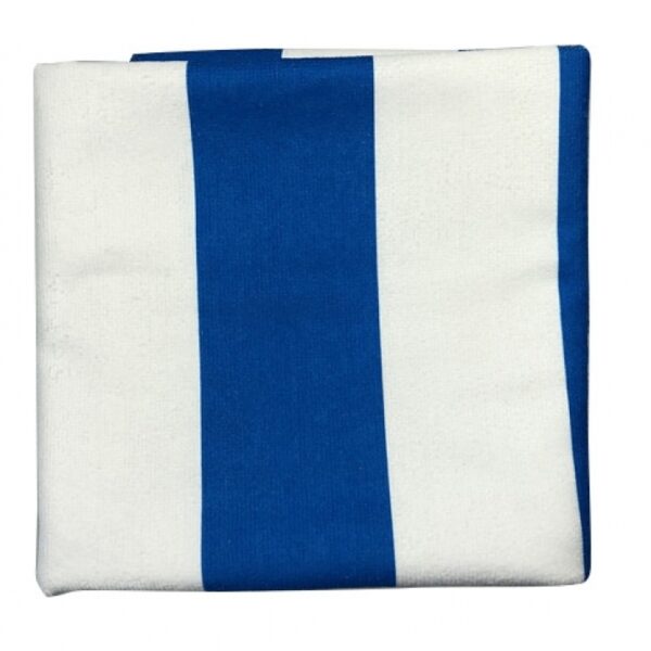 מגבת חוף פסים ממותגת