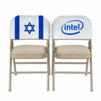 כיסוי ממותג למשענת כיסא