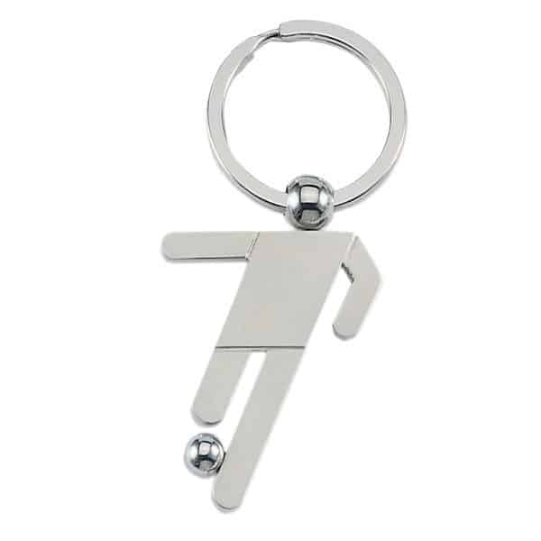 מחזיק מפתחות כדורגל ממותג