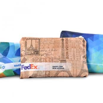 תיק רחצה עם הדפס צבעוני