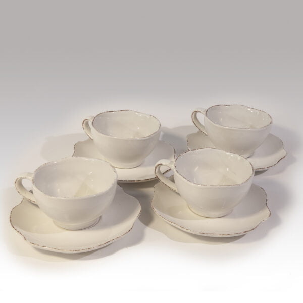 סט 4 ספלי קפה פורצלן יוקרתי