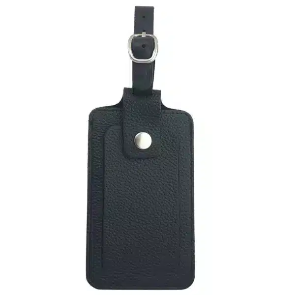 תג מזוודה דמוי עור עם הטבעה