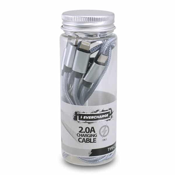 כבל טעינה תלת ראשי