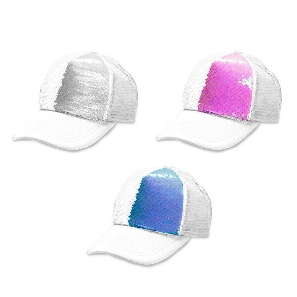 כובע רשת עם פייטים מתחלפים