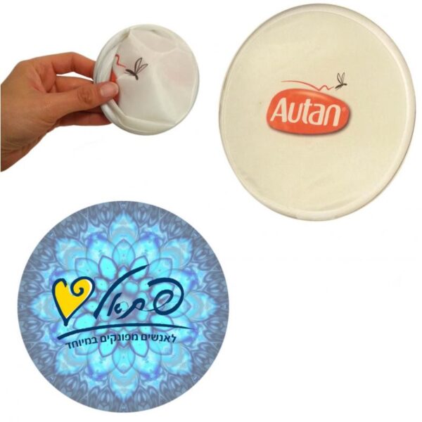 צלחת מעופפת ממותגת