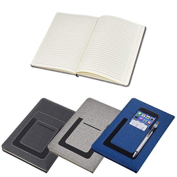 מחברת עם תא קדמי לסלולאר, כרטיסי ביקור ועט מחברת עם תא קדמי לסלולאר, כרטיסי ביקור ועט