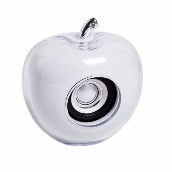 רמקול ממותג בצורת תפוח