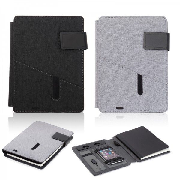 מחברת ממותגת עם סוללת גיבוי