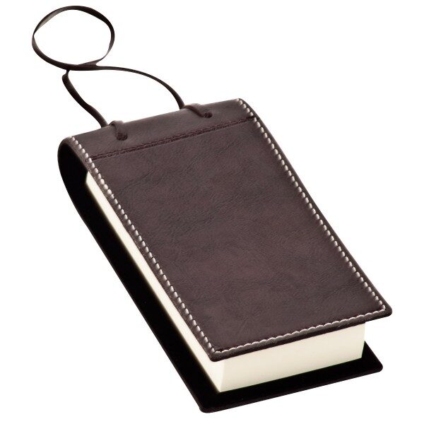 בלוק נייר דמוי עור ממותג