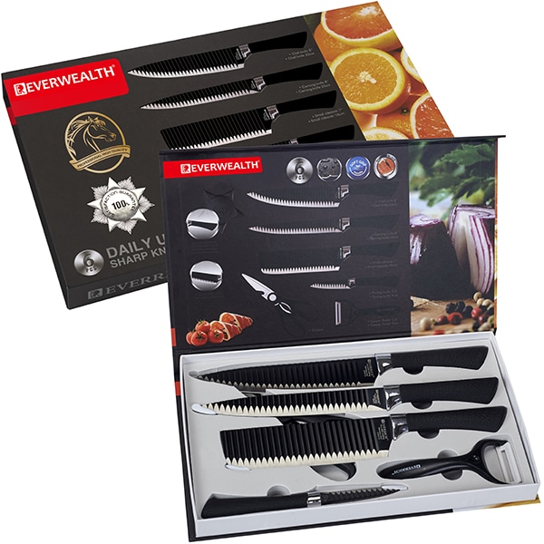 סט 6 סכינים יוקרתי