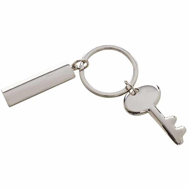 מחזיק מפתחות מתכתי "מפתח"
