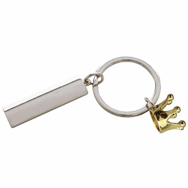 מחזיק מפתחות מתכתי "כתר"