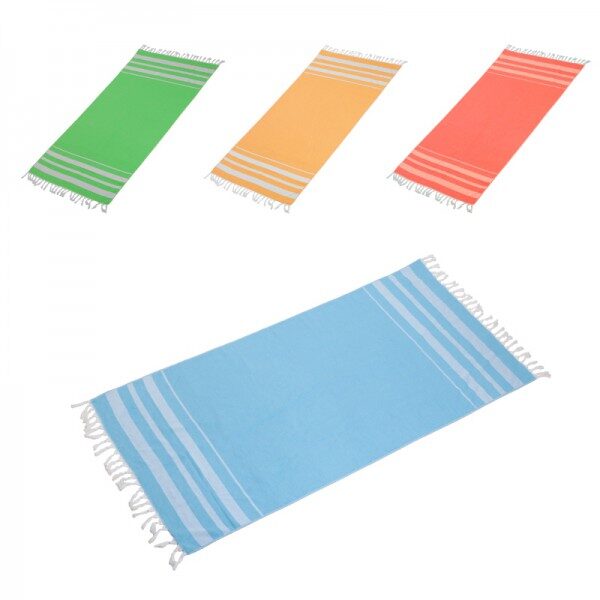 מגבת חוף ממותגת עם פרנזים