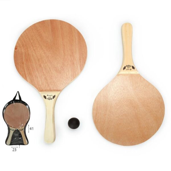 מטקות עץ ממותגות