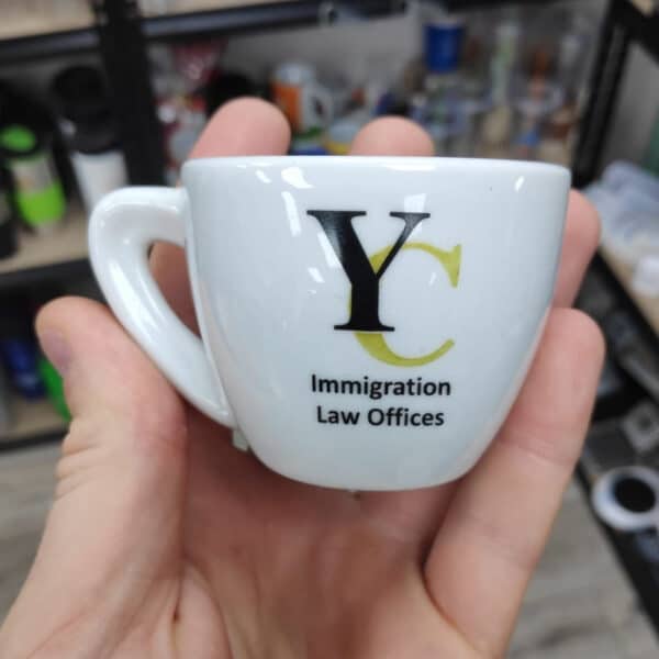 כוסות אספרסו | כוס אספרסו ממותגת