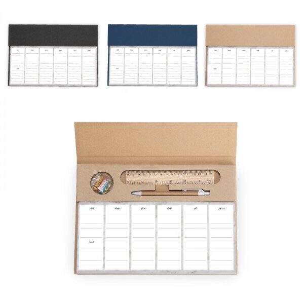 לוח תכנון שבועי ממותג לוח תכנון שבועי ממותג