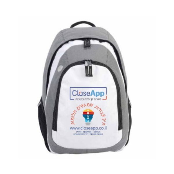 תיק גב עם הדפסה צבעונית