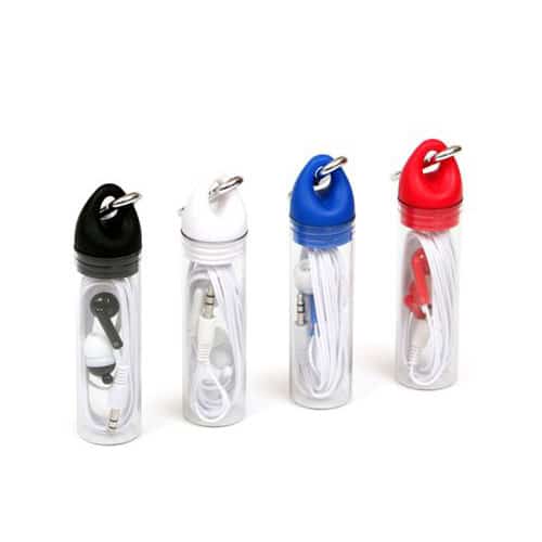 אוזניות במבחנה עם שאקל