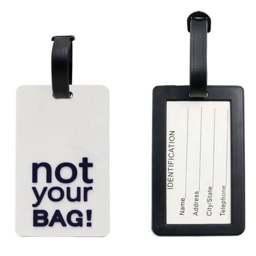 תג מזוודה נשלף סיליקון תג מזוודה נשלף סיליקון