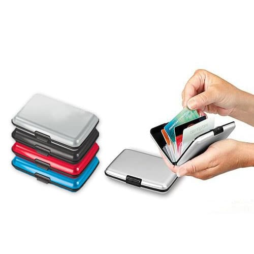 ארנק אלומיניום עם לוגו ארנק אלומיניום עם לוגו