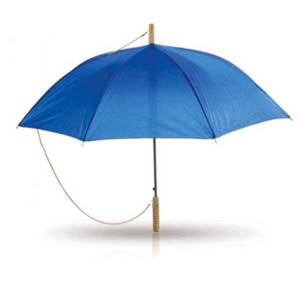 מטרייה עם מוט עץ