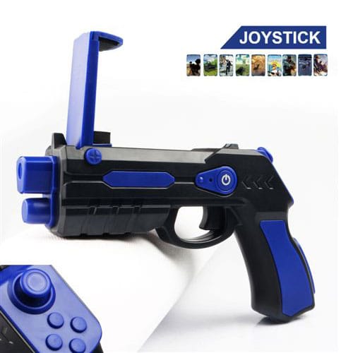 אקדח מציאות רבודה עם לוגו אקדח מציאות רבודה עם לוגו