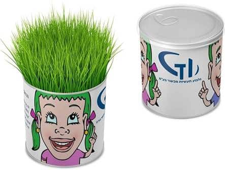 פחית פורחת עם מיתוג צבעוני