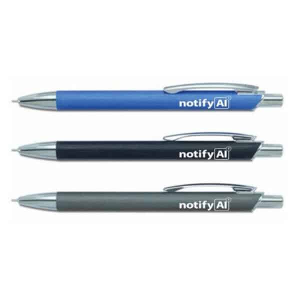 עט ג'ל מתכתית עם הדפסה