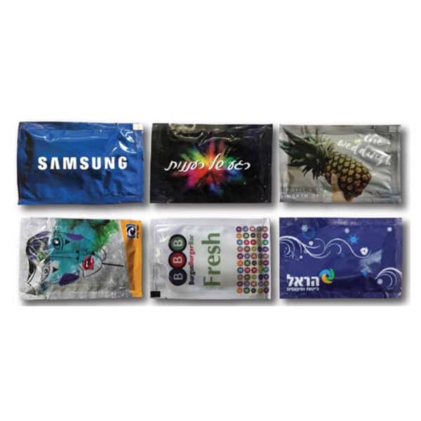 מגבונים ממותגים