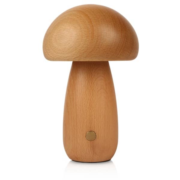 מנורה מעוצבת עשויה מעץ