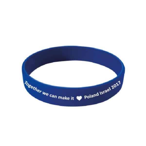 צמידי סיליקון ממותגים למשלחות