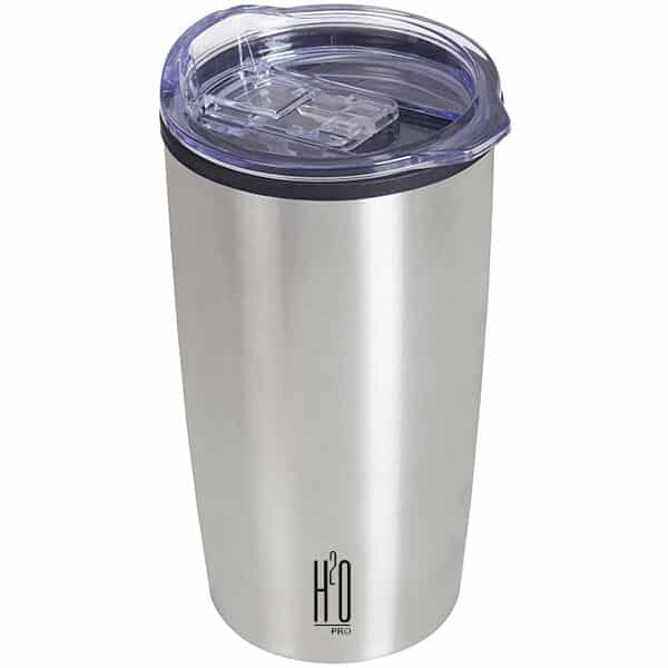 ספל טרמי נירוסטה מכסה אקרילי שקוף