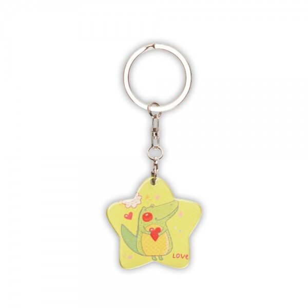 מחזיק מפתחות בצורת כוכב