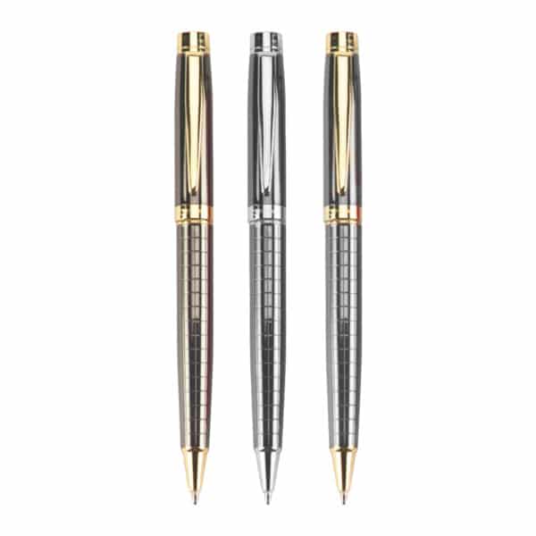 עט כדורי גוף מתכת, גימור זהב