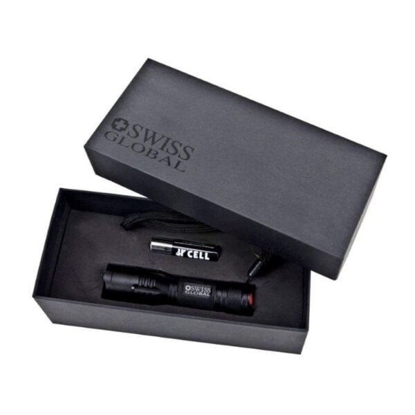 פנס אלומיניום עם לוגו