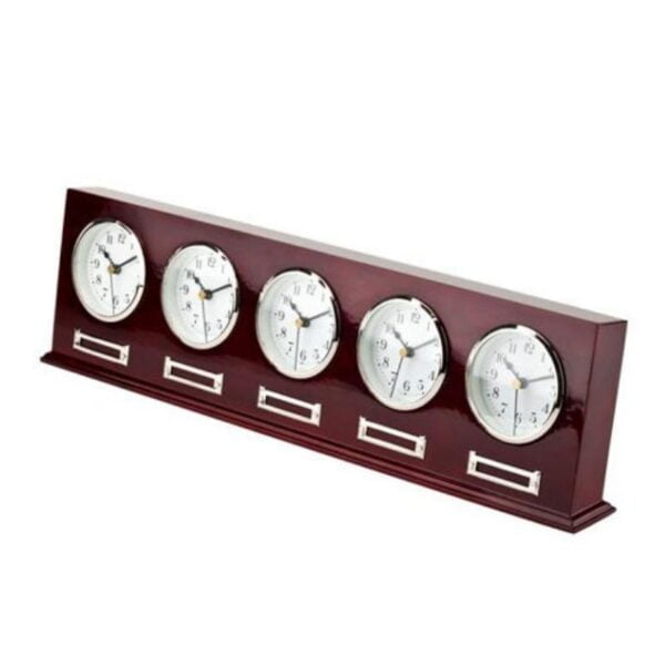 שעון עולם עם לוגו