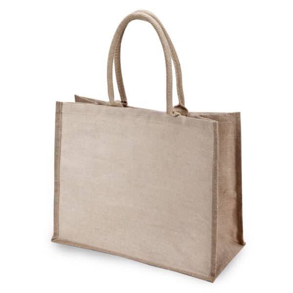 תיק יוטה ממותג