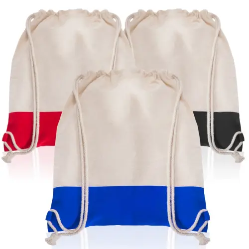 תיק שרוך כותנה 2 צבעים תיק שרוך כותנה 2 צבעים