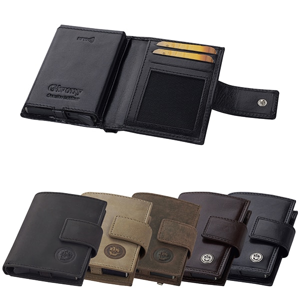 ארנק בטיחות RFID + NFC מעור