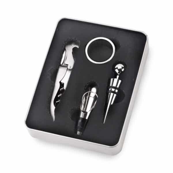 מארז אביזרי יין ממותג