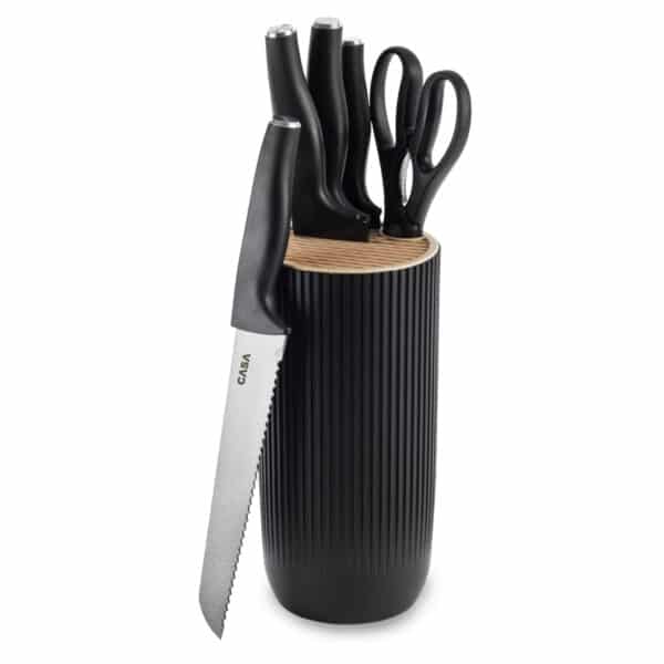 בלוק סכינים 6 חלקים