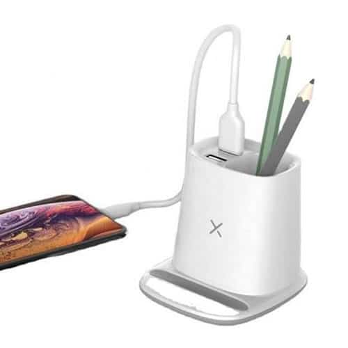 כוס לעטים עם מטען אלחוטי