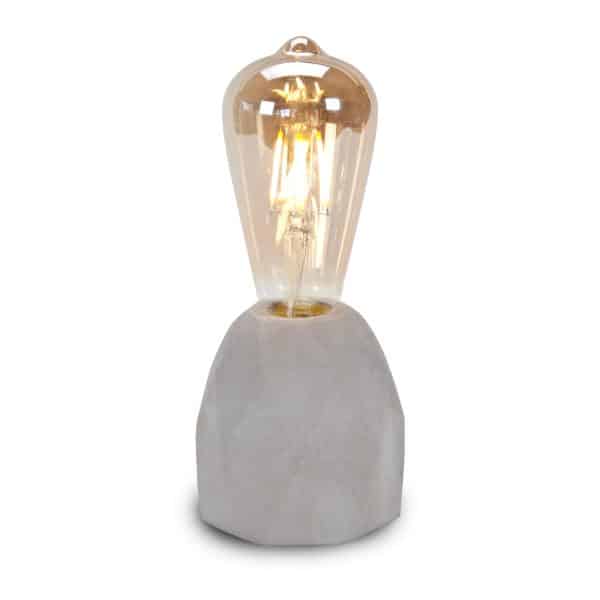 מנורת LED דקורטיבית על מעמד חימר מנורת LED דקורטיבית על מעמד חימר