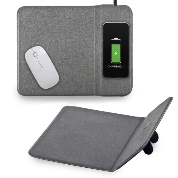 משטח עכבר ממותג משולב מטען אלחוטי